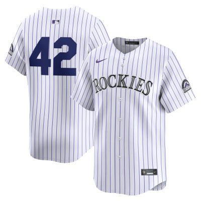 Colorado Rockies 2024 Jackie Robinson Day Home Limited Jersey - White