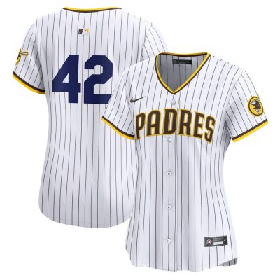 San Diego Padres Women's 2024 Jackie Robinson Day Home Limited Jersey - White