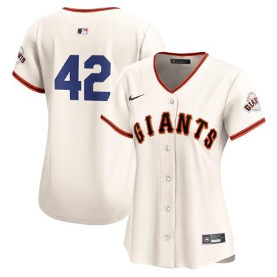 San Francisco Giants Women's 2024 Jackie Robinson Day Home Limited Jersey - Cream